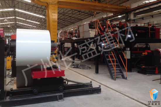 長盛先進自動化鋁蜂窩板生產設備 長盛先進自動化鋁蜂窩板生產設備