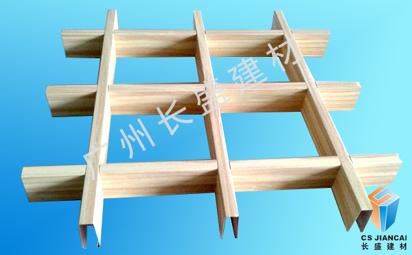 淺色木紋鋁格柵 淺色木紋鋁格柵