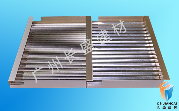 銀色勾搭式鋁瓦楞板