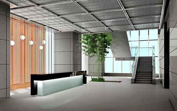 拉網鋁單板大廳吊頂 拉網鋁單板大廳吊頂