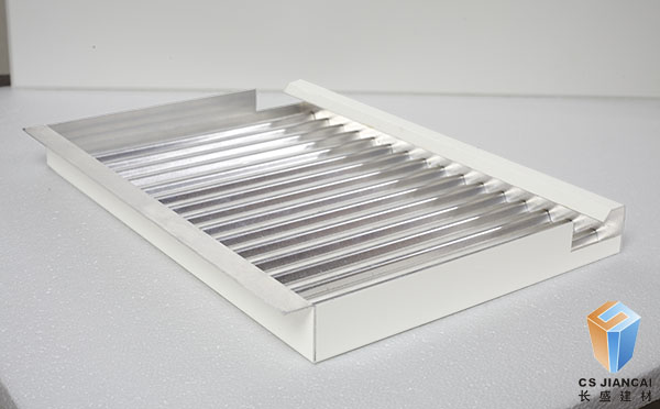 亞光白瓦楞鋁板吊頂 亞光白瓦楞鋁板吊頂