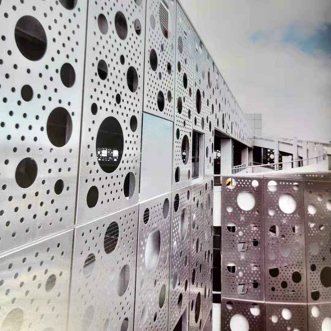 沖孔鋁單板幕墻效果 沖孔鋁單板幕墻效果