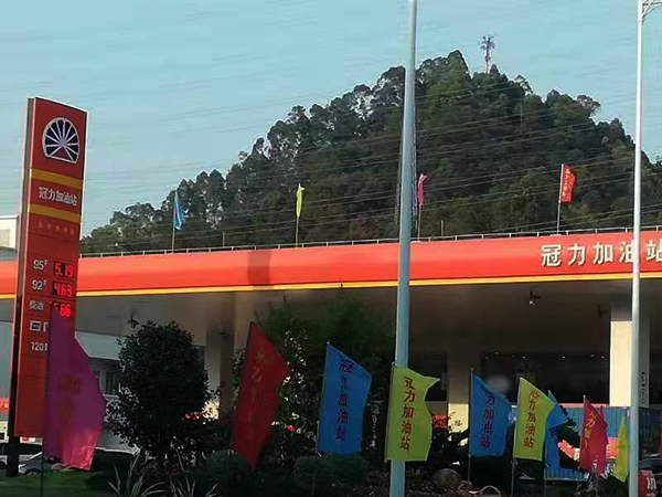 加油站防風條扣工程圖片 加油站防風條扣工程圖片